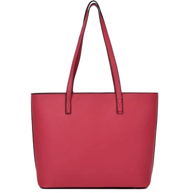 2025 Designer PU Leather Ladies Shoulder Hand Bag Three-piece Luxury Purse and Handbags Set Large Cute Women Tote Bags - Image 2