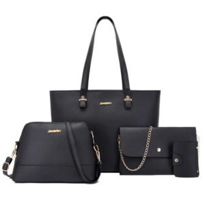 2025 Designer PU Leather Ladies Shoulder Hand Bag Three-piece Luxury Purse and Handbags Set Large Cute Women Tote Bags