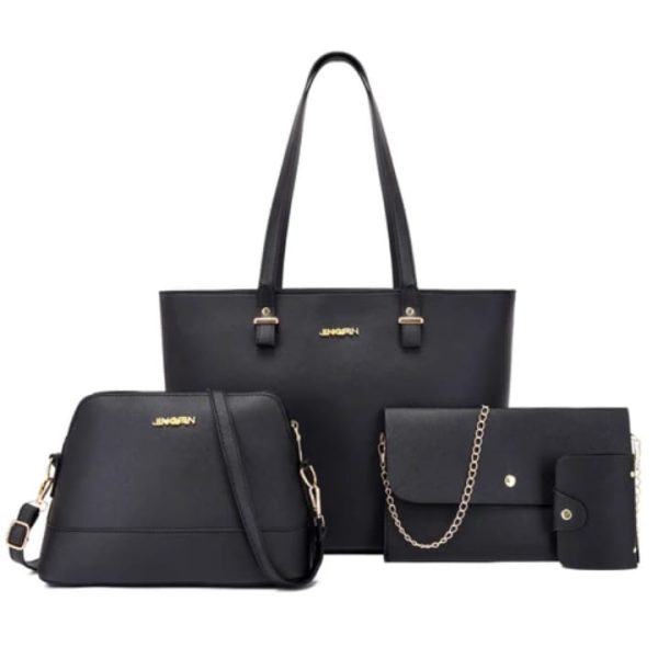 2025 Designer PU Leather Ladies Shoulder Hand Bag Three-piece Luxury Purse and Handbags Set Large Cute Women Tote Bags